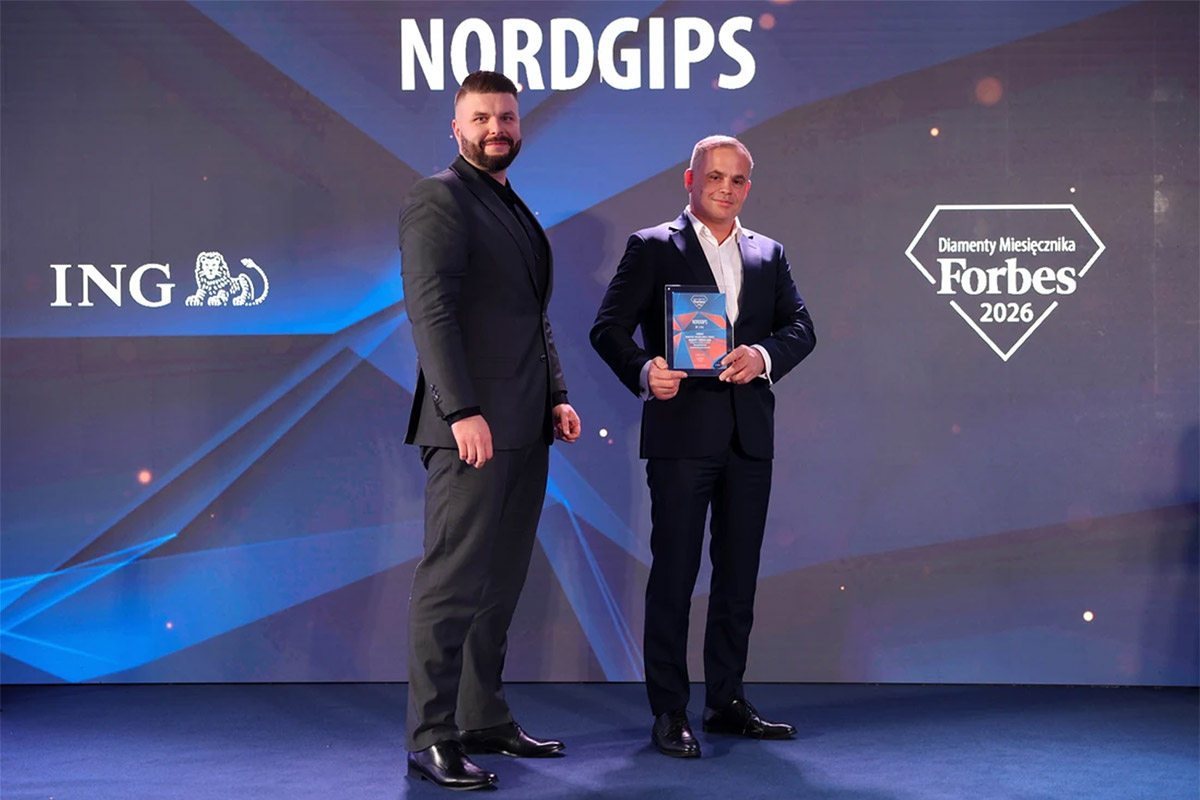 Nordgips ponownie laureatem prestiżowych “Diamentów Forbesa”!